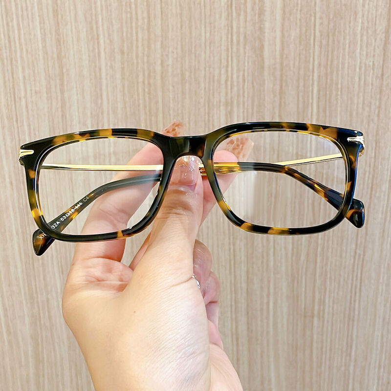 Thomson Rectangle Tortoise Glasses