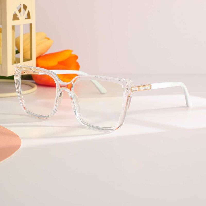 Jamie Square Clear Glasses