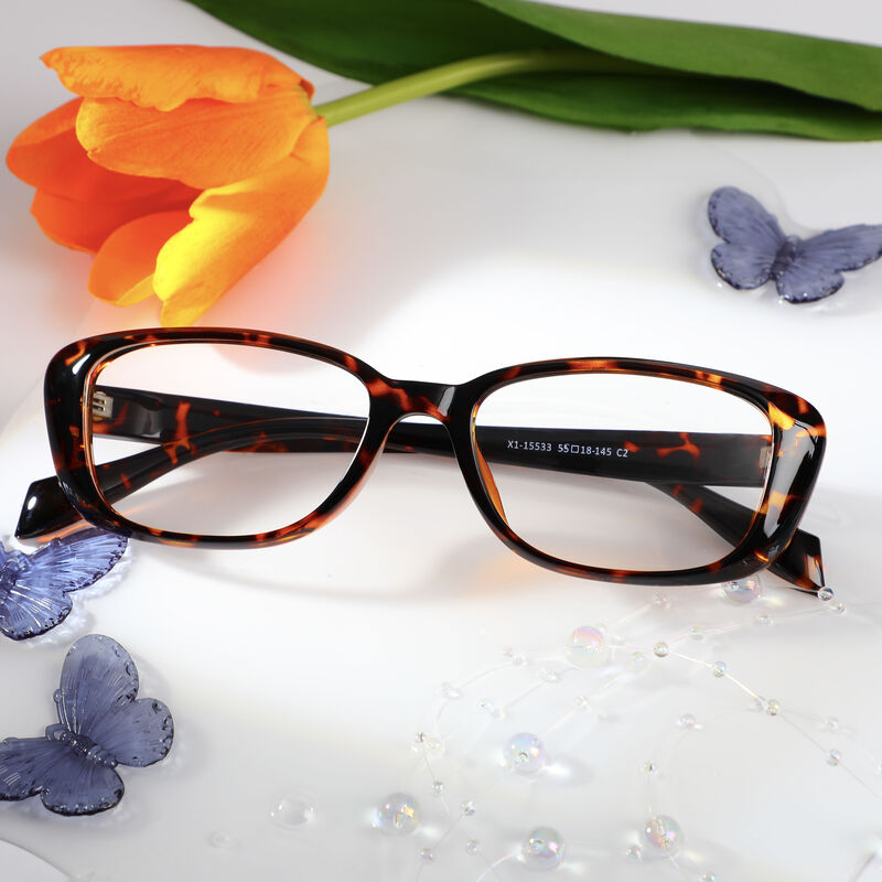 Moira Rechteckige Schildkröte Brille