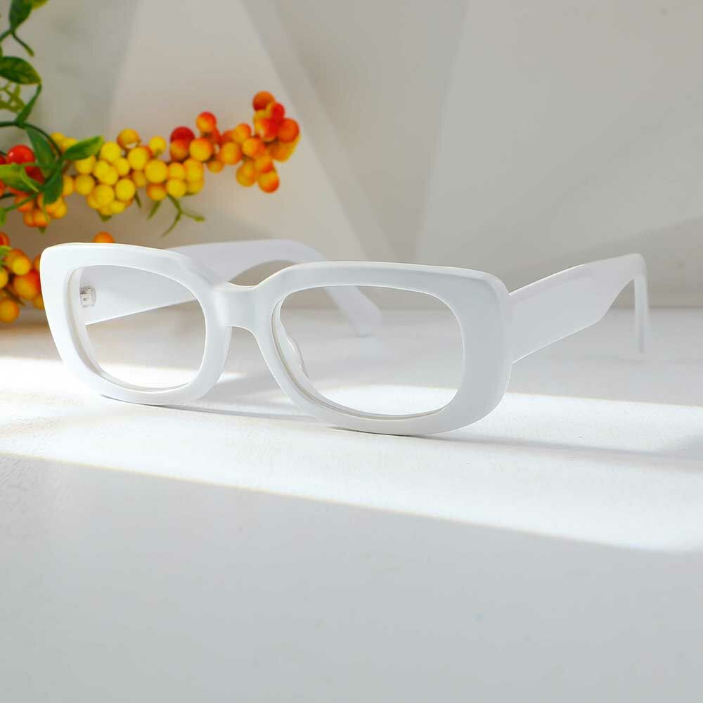 Occhiali da Vista Letitia Rettangolare Bianco