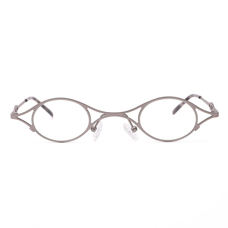 Tobey Oval Silver Glasses