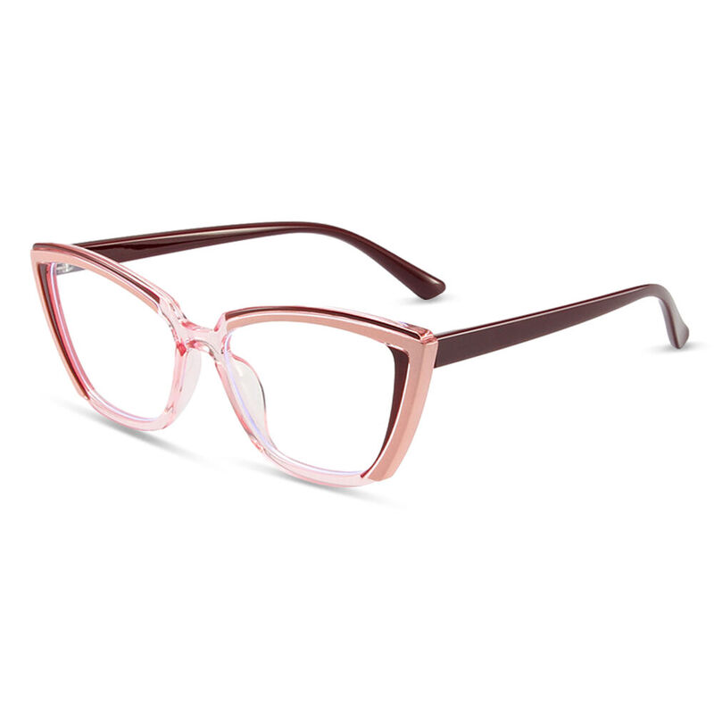 Keynes Cat Eye Pink Glasses