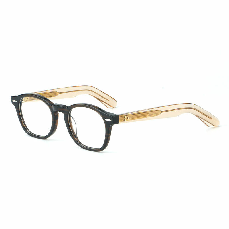 Raym Square Brown Glasses