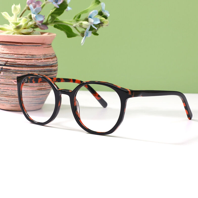 Hodgaa Round Tortoise Glasses
