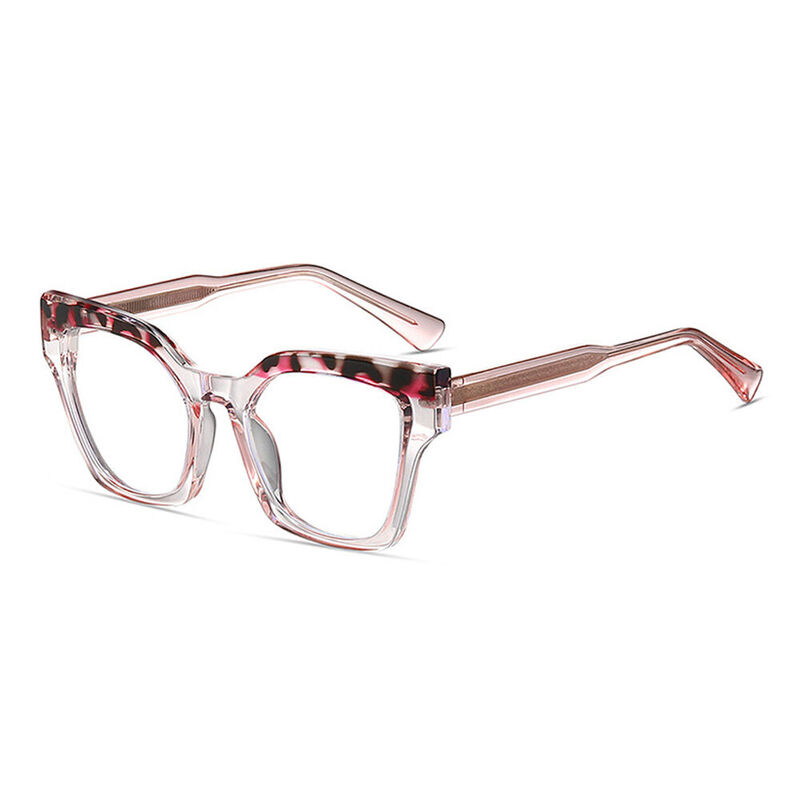 Gustave Cat Eye Purple Glasses