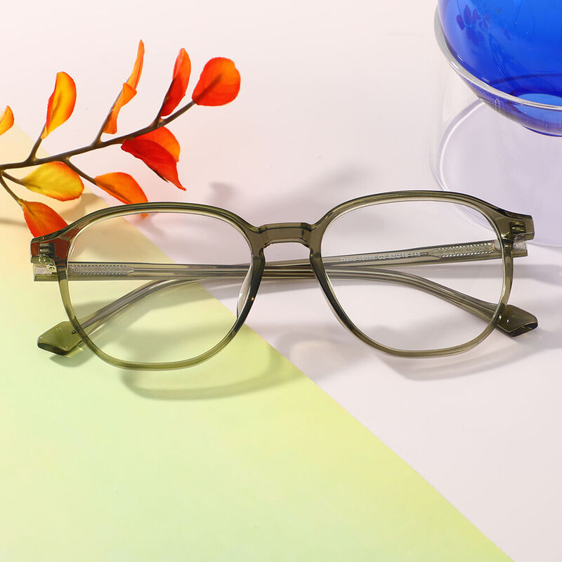 Lunettes de Vue Armstrong Carré Vert