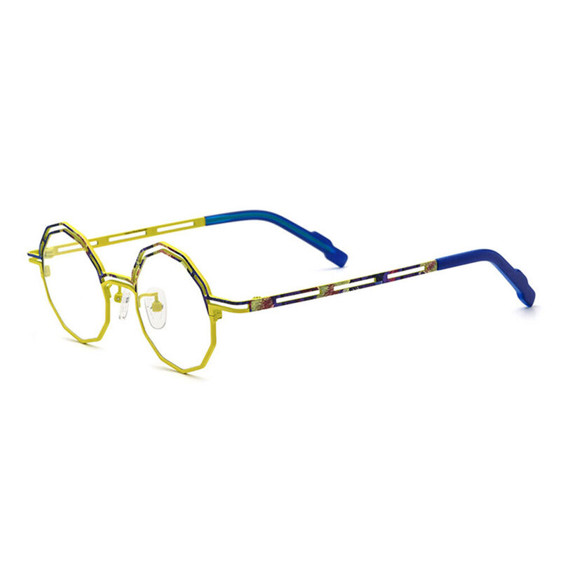 Galbraith Geometric Yellow Glasses
