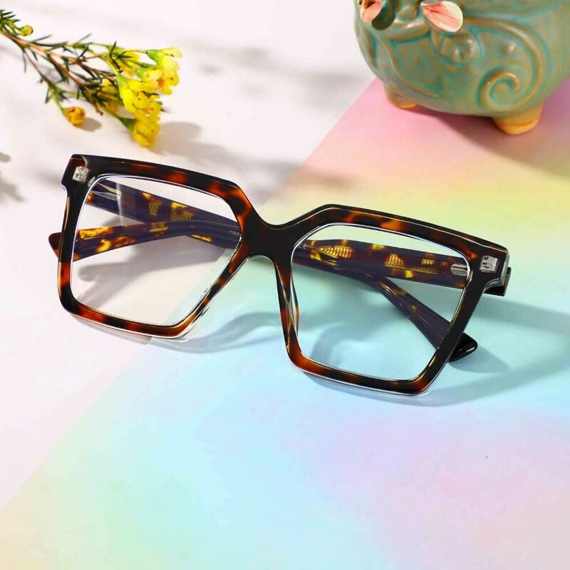 Jenning Square Tortoise Glasses