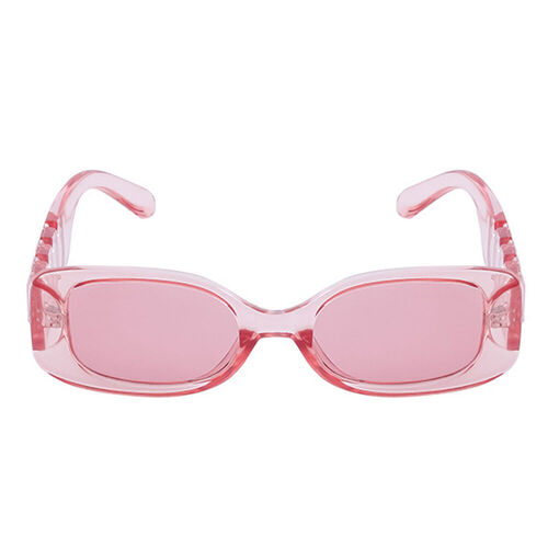 Kim Rectangle White Sunglasses - Aoolia.com