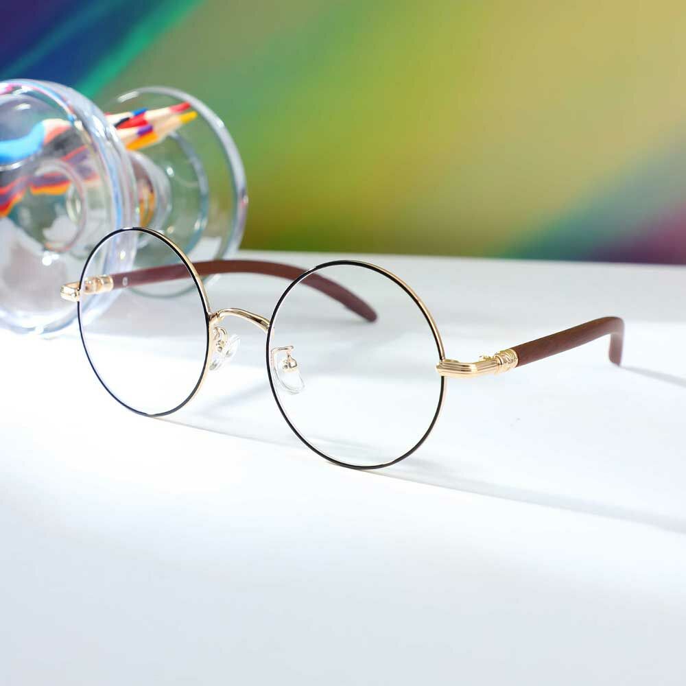 Rodney Runde Schwarze Brille