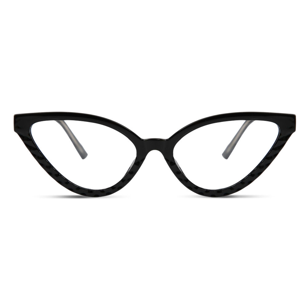 Lunettes de Vue Abigail Cat Eye Noir