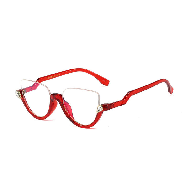 Riva Round Red Glasses