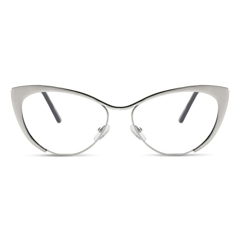 Dulles Cat Eye Silver Glasses