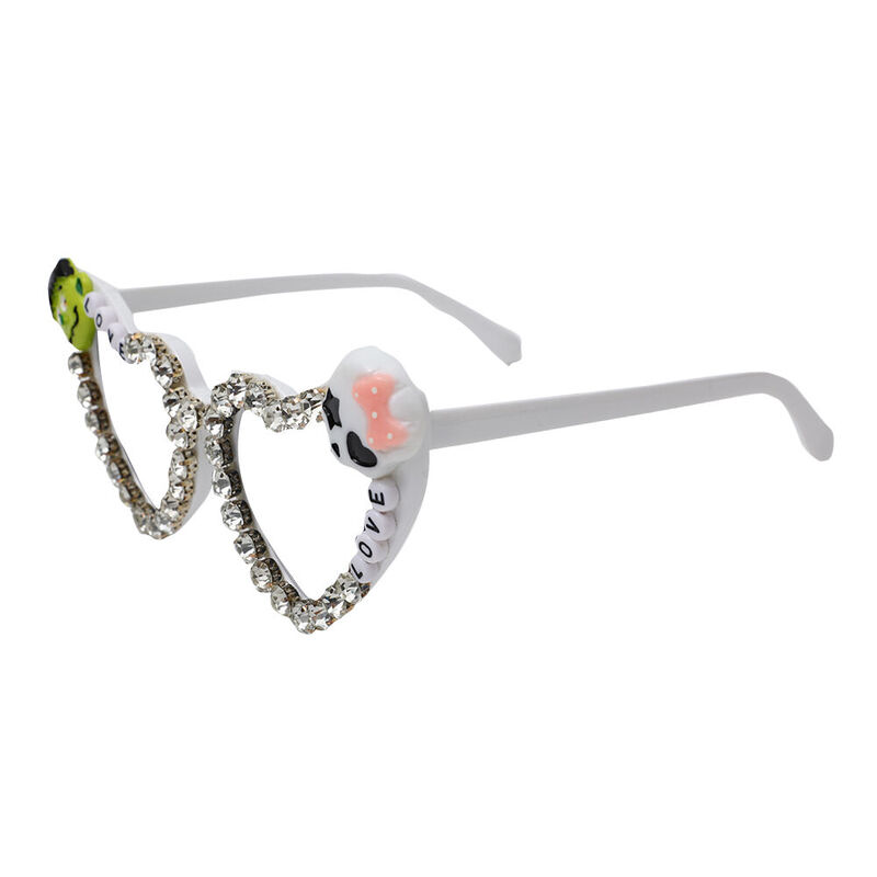 Lunettes de Vue Cedriea Cœur Vert Monstre