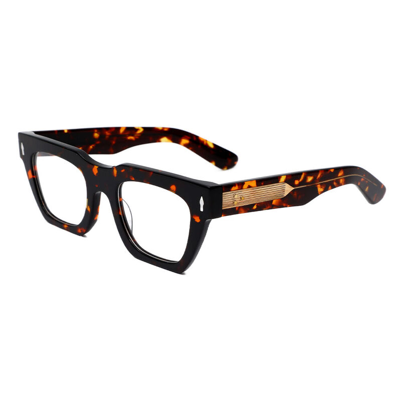 Zimmerm Square Tortoise Glasses