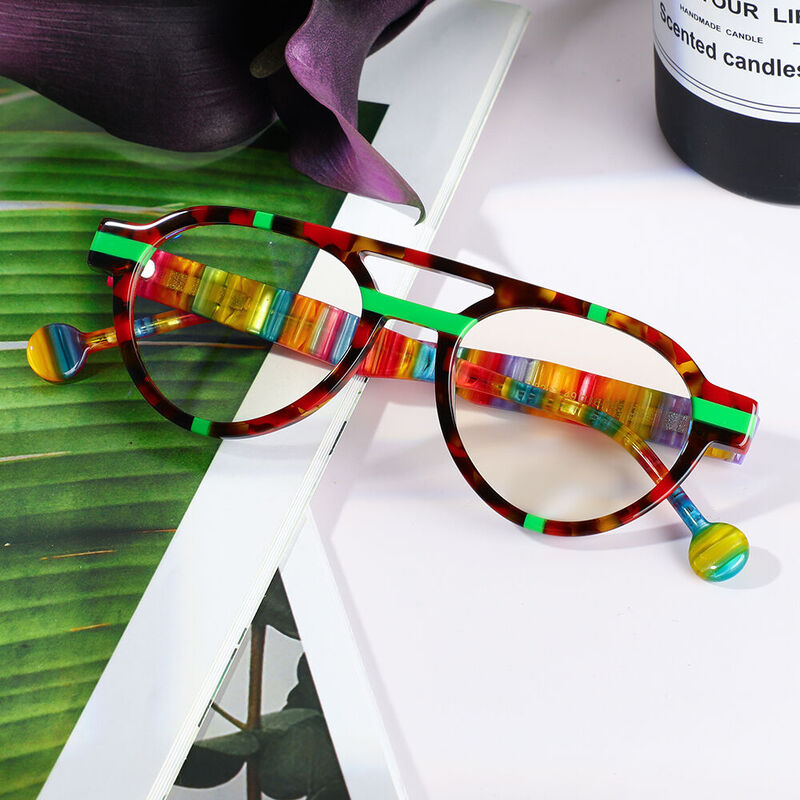Leonard Aviator Tortoise Glasses