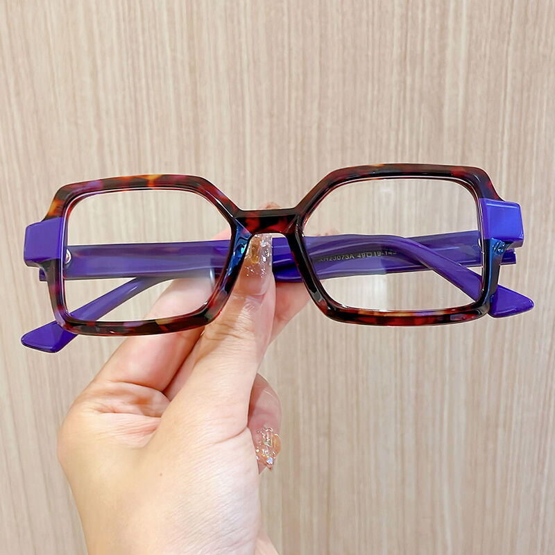Washing Geometric Red Glasses