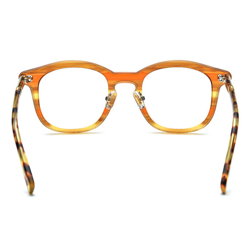 Howard Square Orange Glasses
