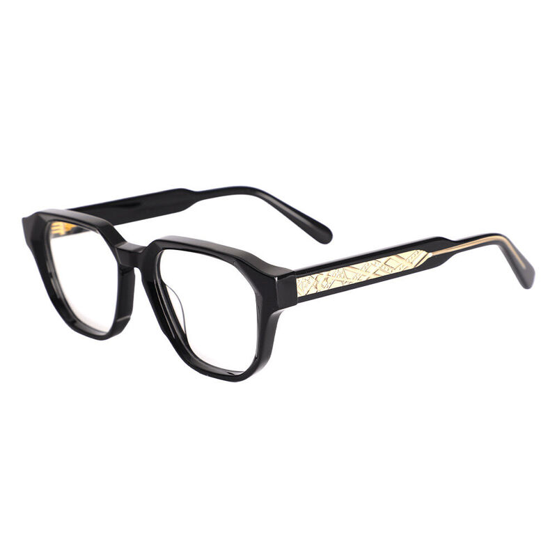 Renee Square Black Glasses