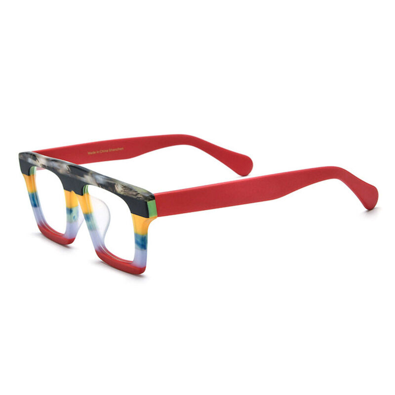 Lawrenci Aviator Red Glasses