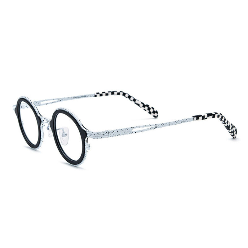 DuBois Quadratische Schwarze Weiße Brille