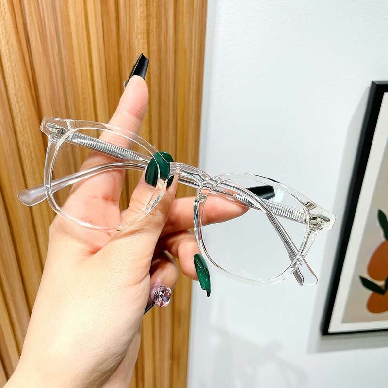 Scripps Round Clear Glasses