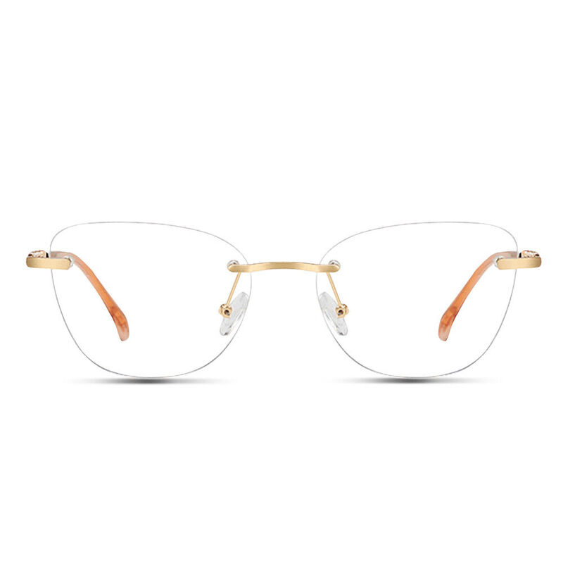 Gafas Graduadas Tipo 'Cat Eye' Naranjas Bridget