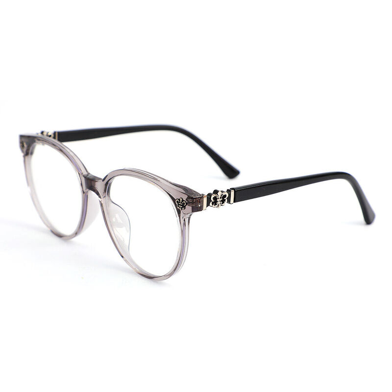 Veromca Round Grey Glasses