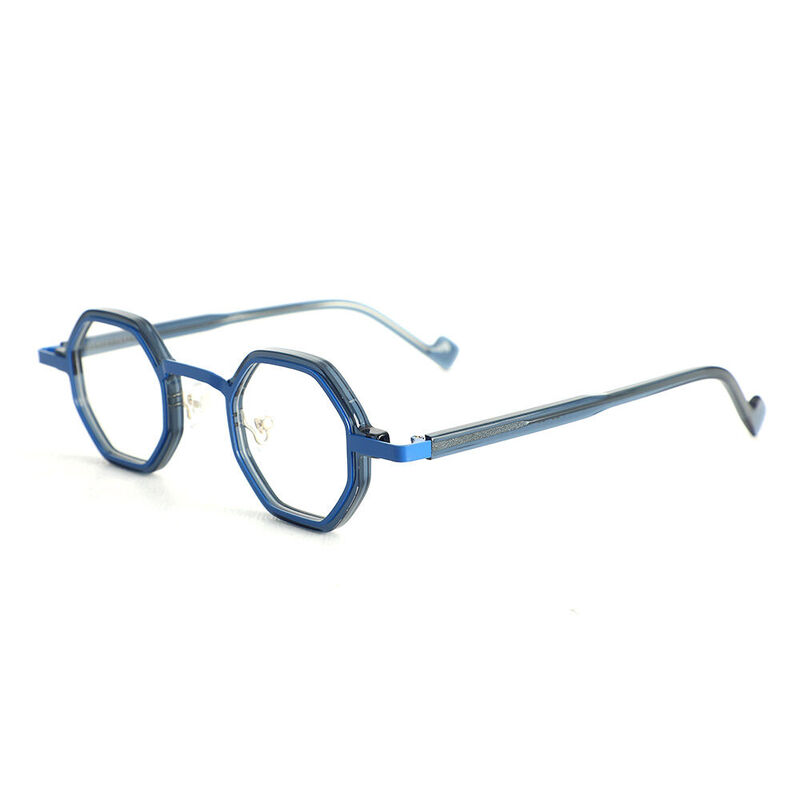 Esther Geometrische Blaue Brille