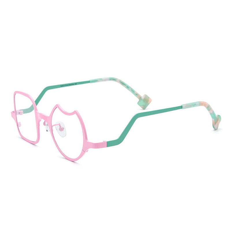 Randy Square Pink Glasses