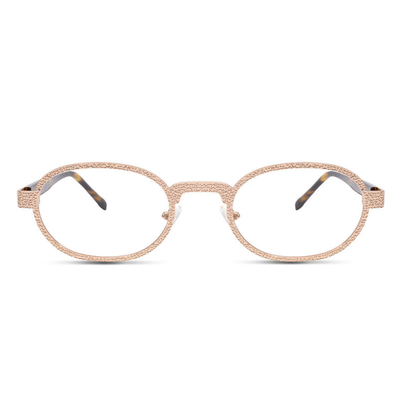 Alexi Oval Gold Glasses