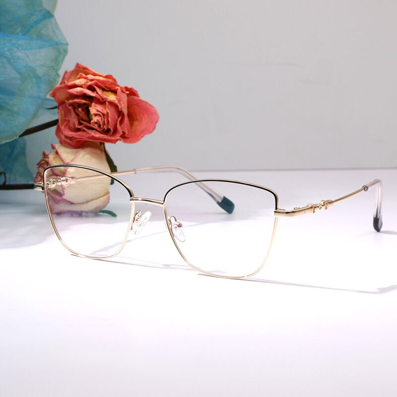 Robin Cat Eye Gold Glasses