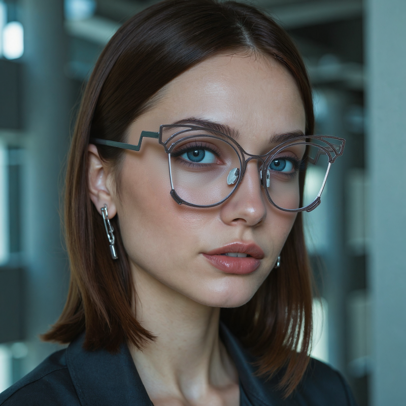 Lunettes de Vue Lennen Cat Eye Noir