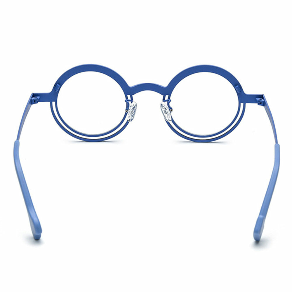 Charle Runde Graue Brille