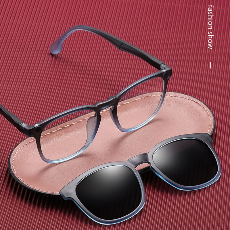 Lunettes de Vue Ilene Ronde Bleu