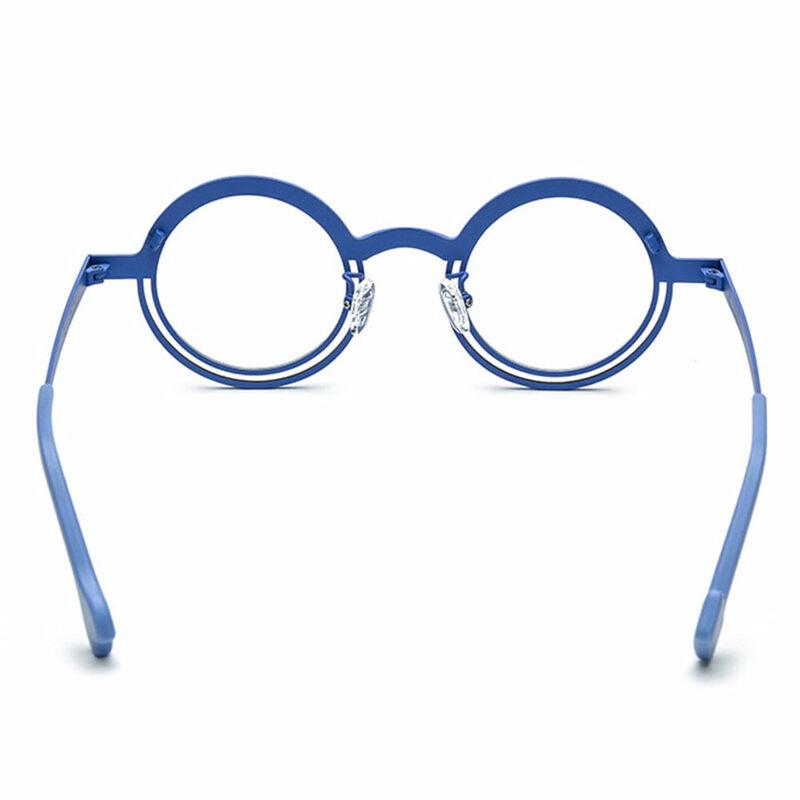 Charle Runde Graue Brille