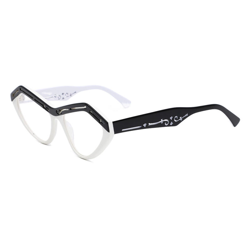 Congrev Cat Eye Beige Glasses
