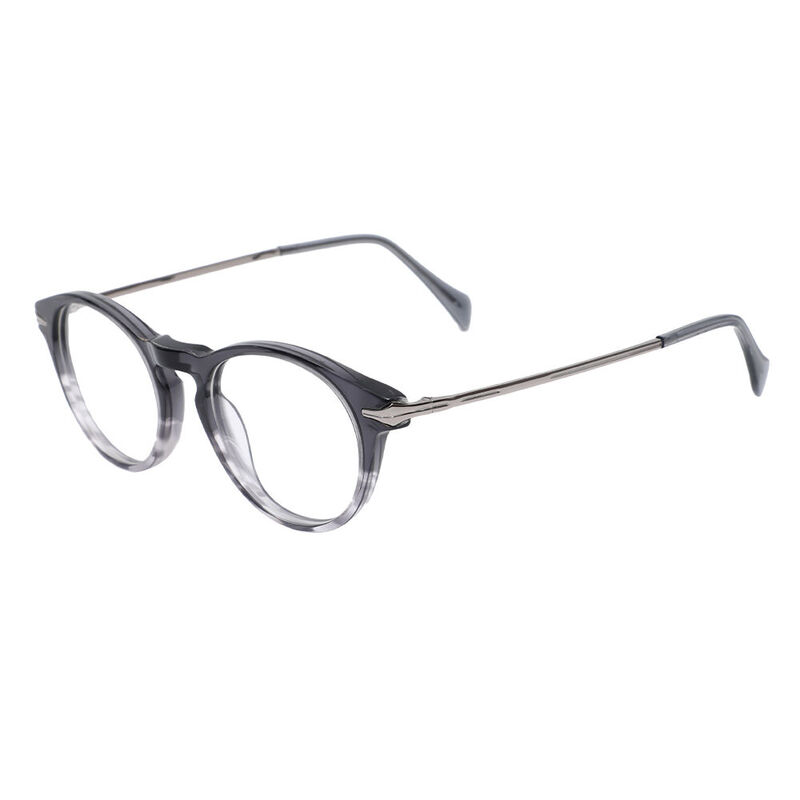 Saxton Round Grey Glasses