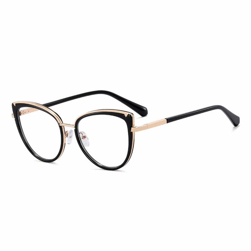 Joan Cat Eye Black Glasses