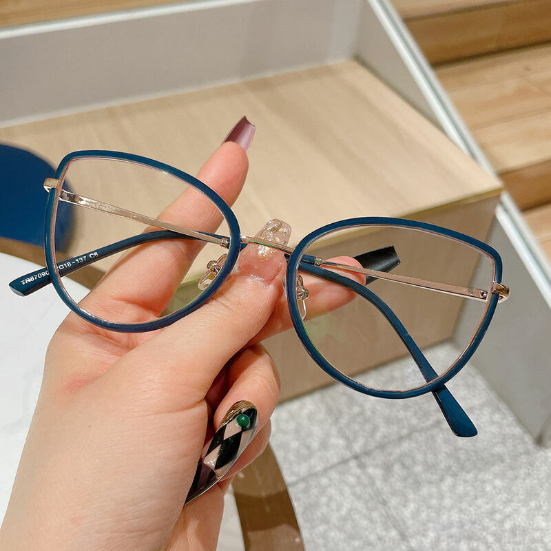Lunettes de Vue Bray Cat Eye Bleu