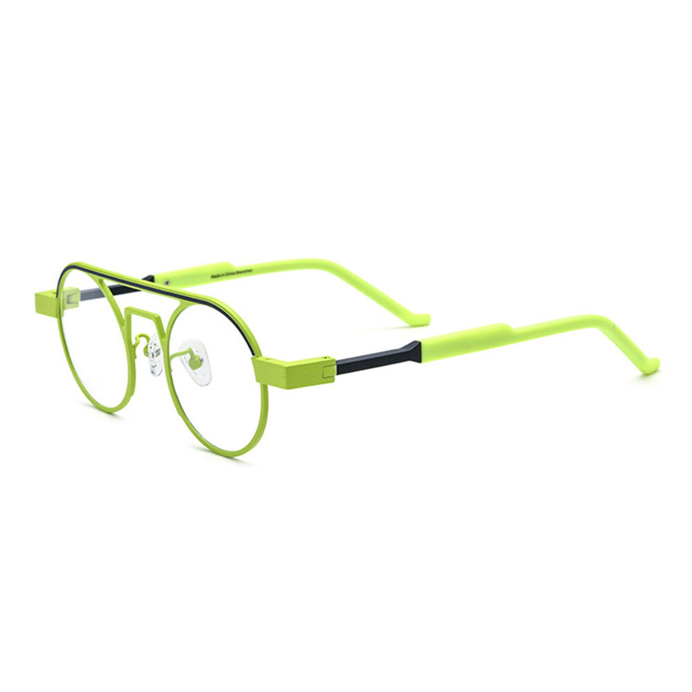 Harrima Aviator Green Glasses