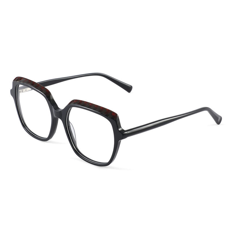 Tyler Square Black Glasses