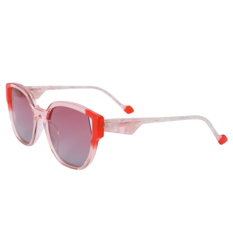 Mysti Cat Eye Pink Sunglasses