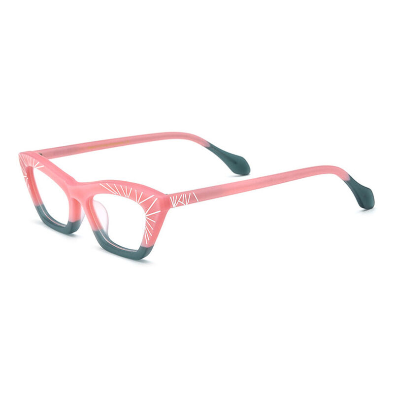 Farrah Cat Eye Pink Glasses