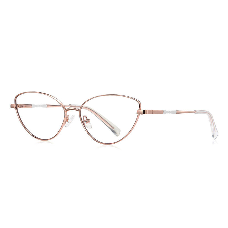 Holmes Cat Eye Rose Gold Glasses