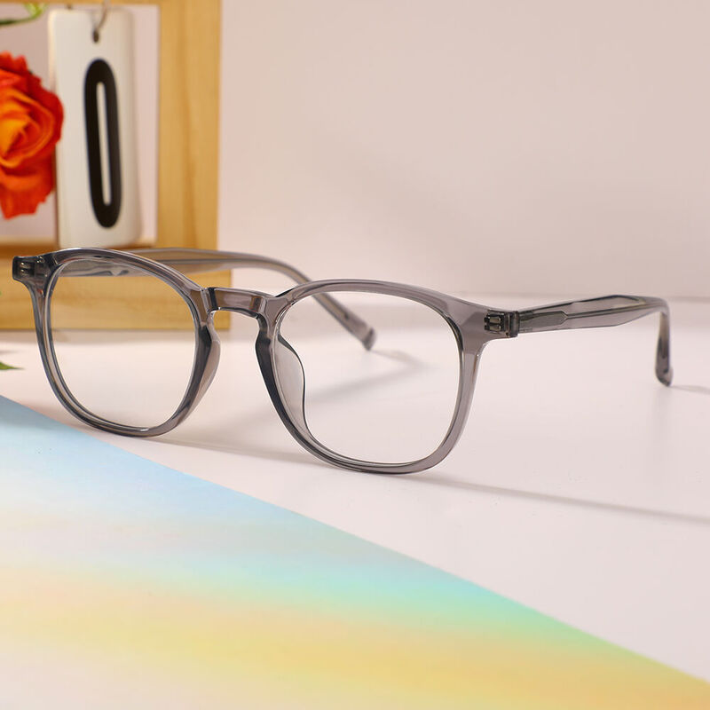 Edmund Square Gray Glasses