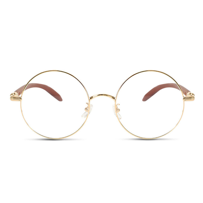 Lunettes de Vue Rodney Ronde Doré