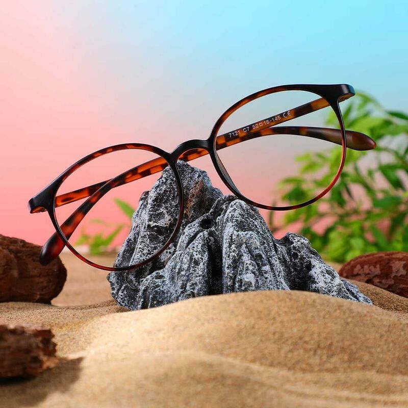 Ethel Round Tortoise Glasses