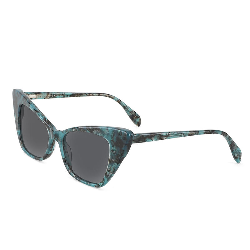 Karla Cat Eye Blue Sunglasses