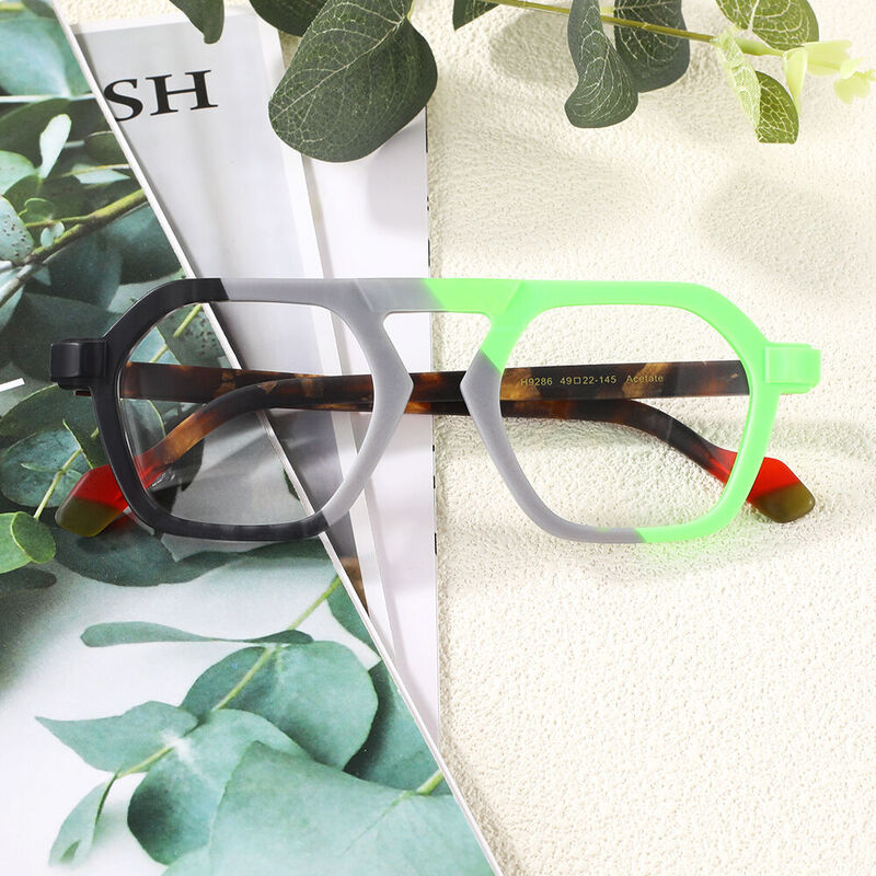 Horace Aviator Gray Glasses